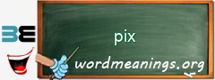 WordMeaning blackboard for pix